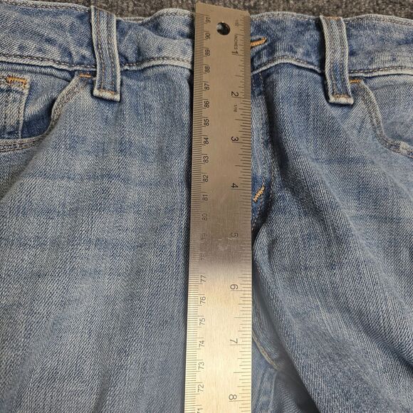 Levis Jeans Womens 28 Blue 535 Super Skinny Light Wash Denim customized 90s Y2K - Picture 9 of 13